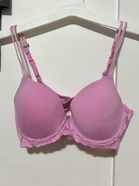 Set of 2! Women’s Lace-Trim Push-Up Bra - Pink